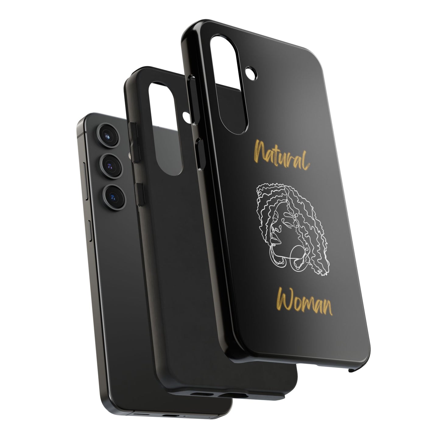 Natural Woman Naturally Me (WL)Tough Phone Cases BLACK