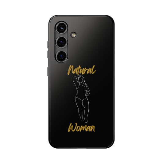 Natural Woman Looking Good (WL)Tough Phone Cases BLACK