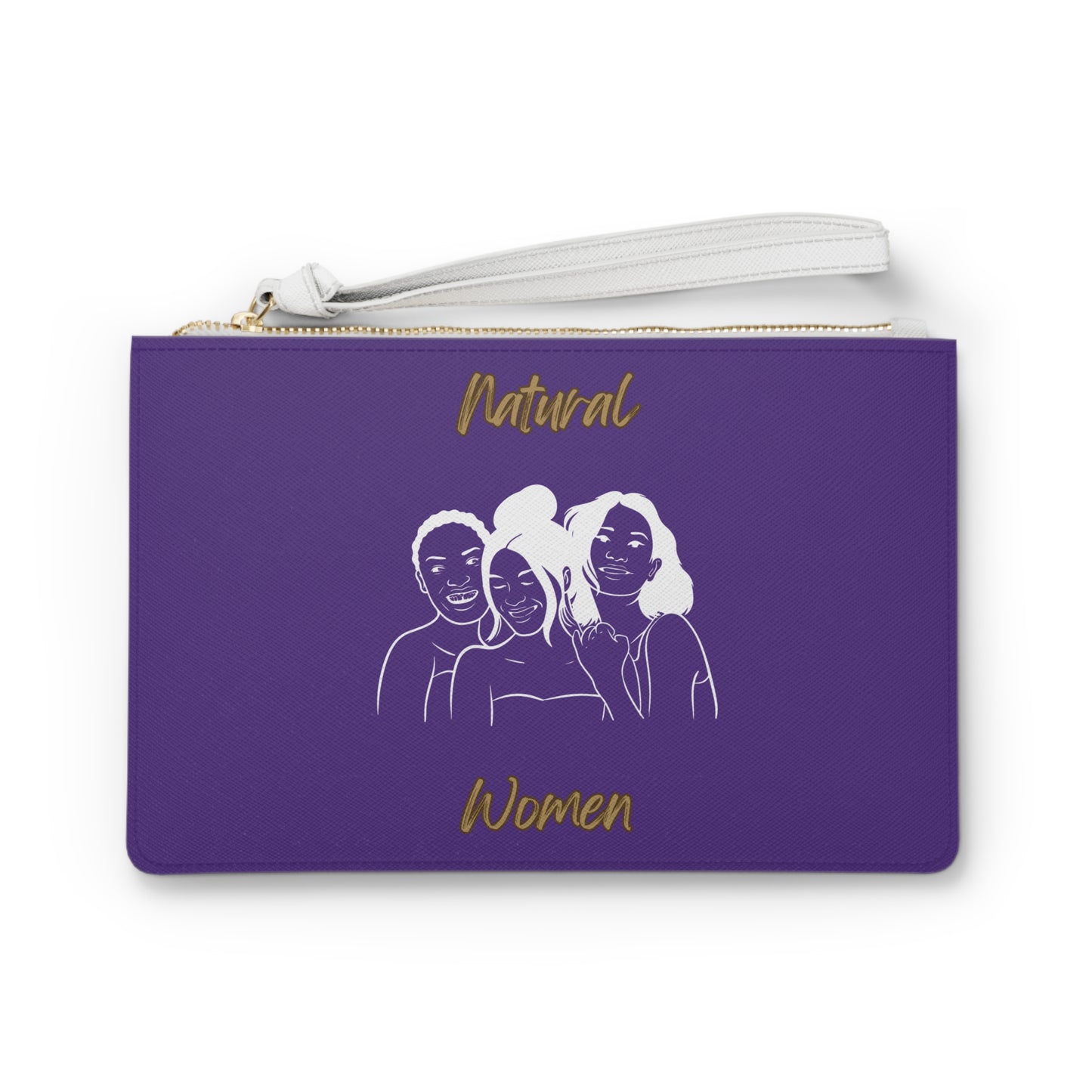 Natural Women Laughing Friends (WL) Clutch Bag PURPLE