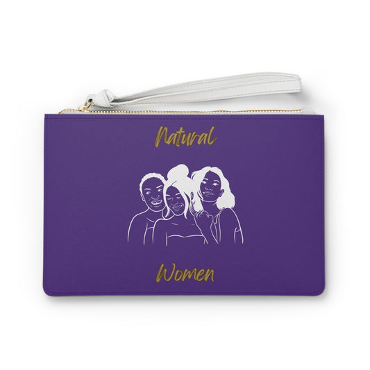 Natural Women Laughing Friends (WL) Clutch Bag PURPLE