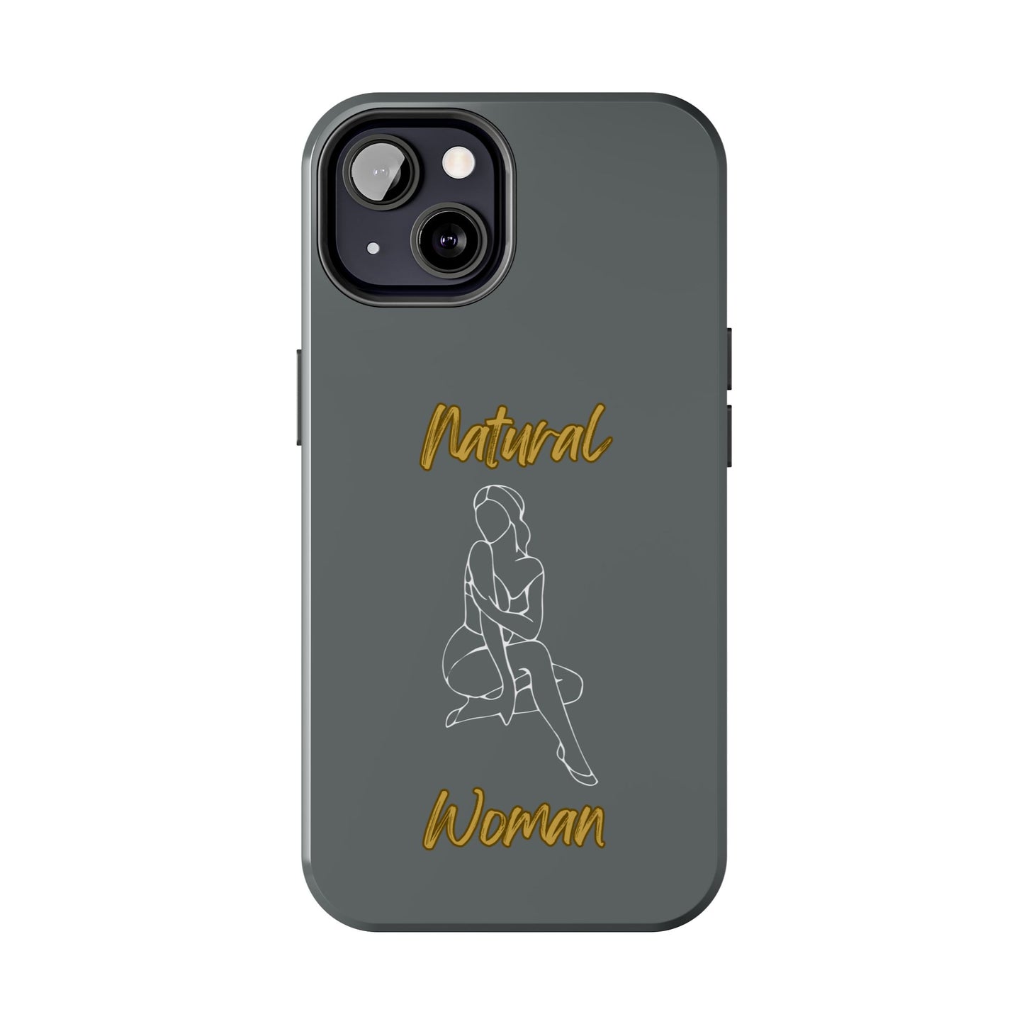 Natural Woman Shoulder Action (WL)Tough Phone Cases DARK GREY