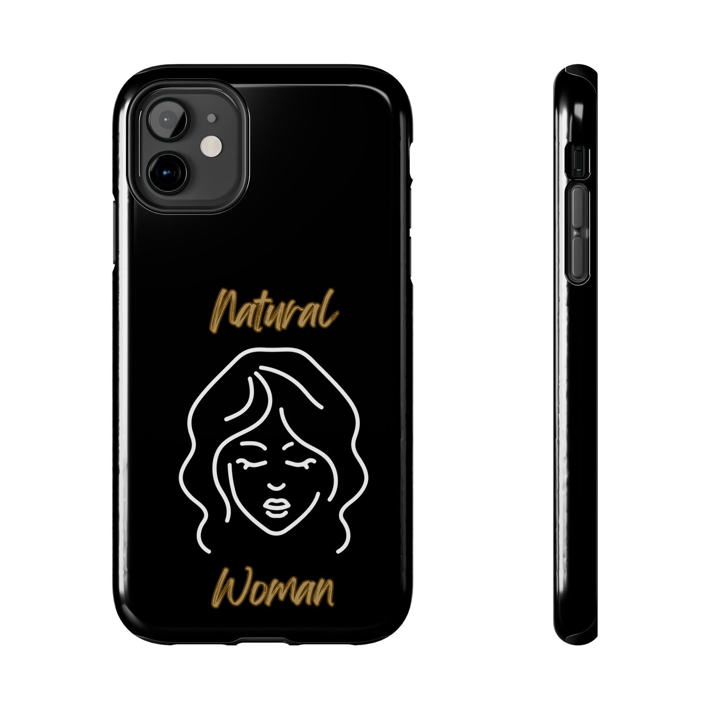 Natural Woman Modest (WL)Tough Phone Cases BLACK