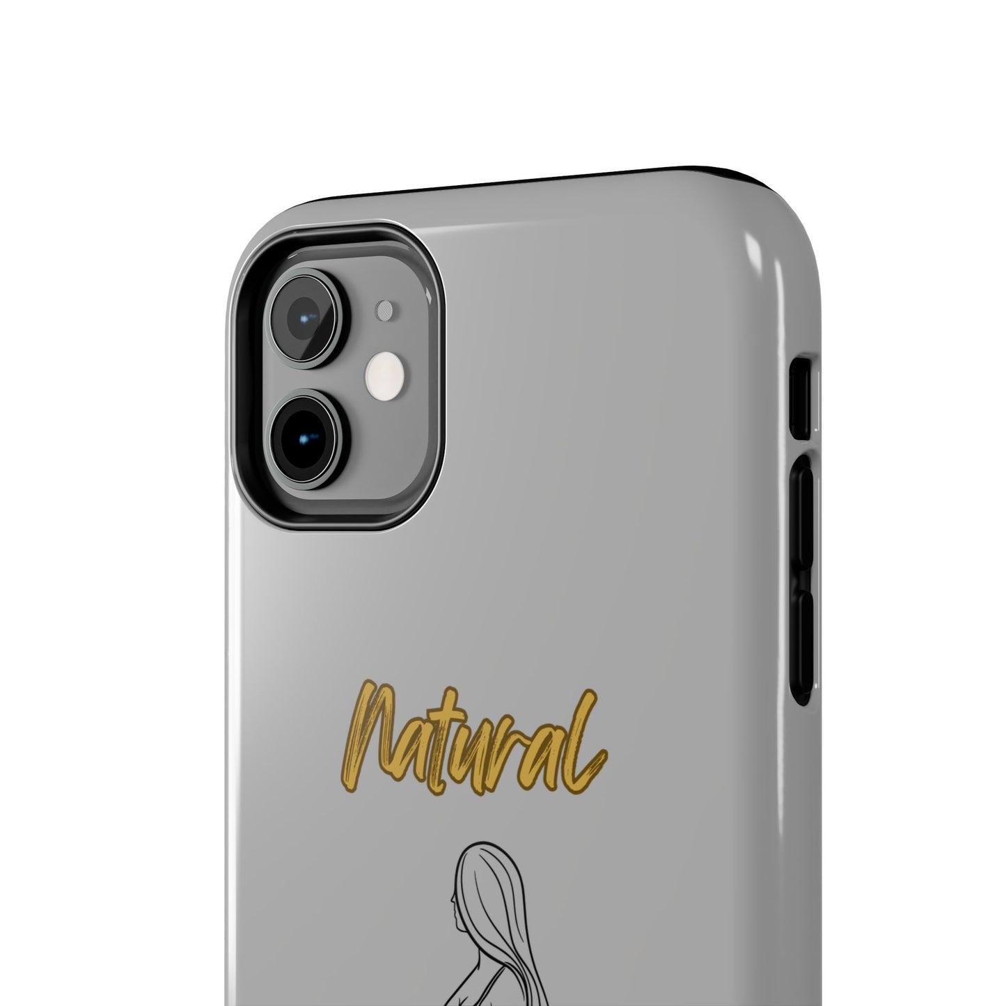 Natural Woman Expecting (BL)Tough Phone Cases LIGHT GREY