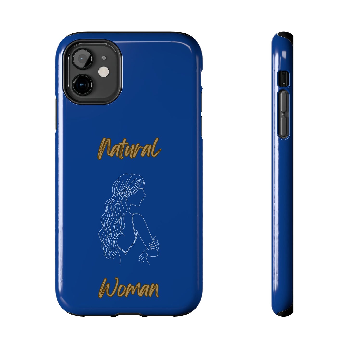 Natural Woman Young Woman (WL)Tough Phone Cases DARK BLUE