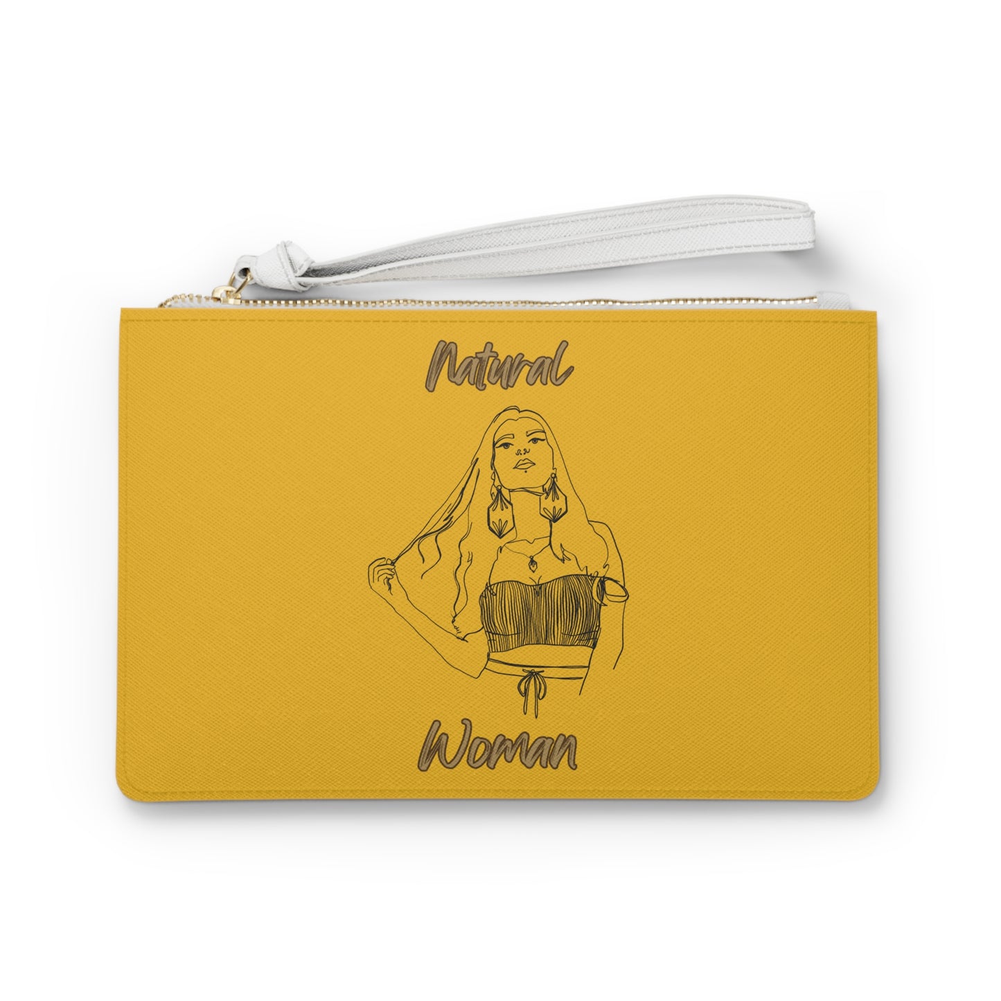 Natural Woman Thinking (BL) Clutch Bag YELLOW