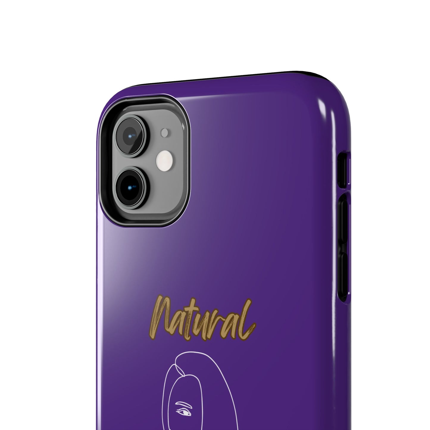 Natural Woman Covered Eye (WL)Tough Phone Cases PURPLE