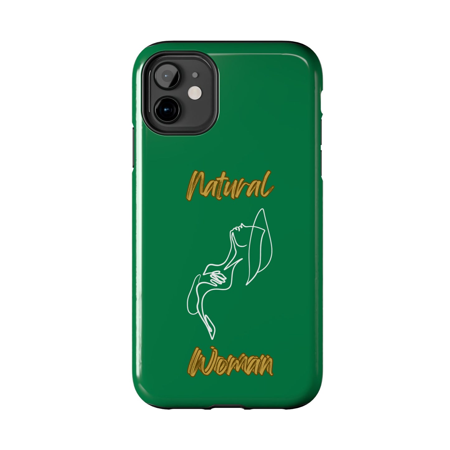 Natural Woman Free (WL)Tough Phone Cases DARK GREEN