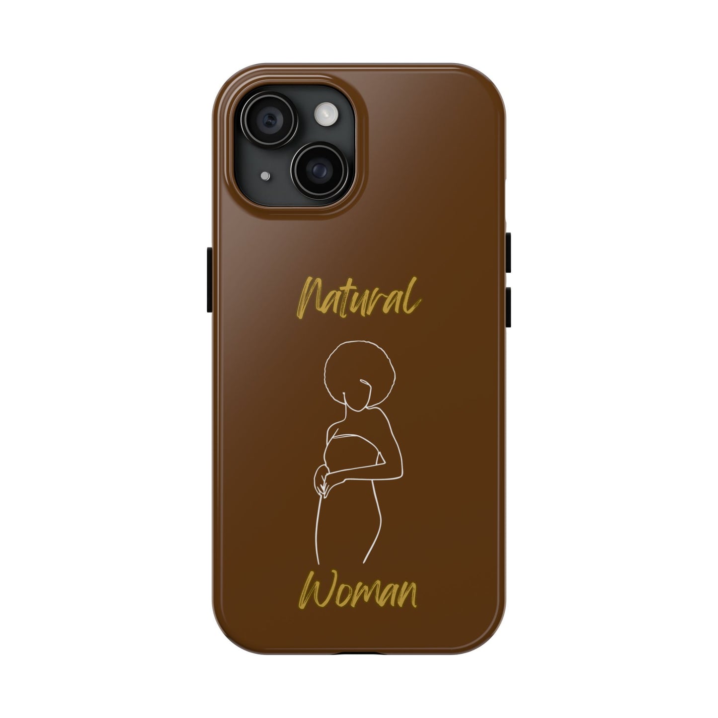 Natural Woman Sho Nuff (WL)Tough Phone Cases BROWN