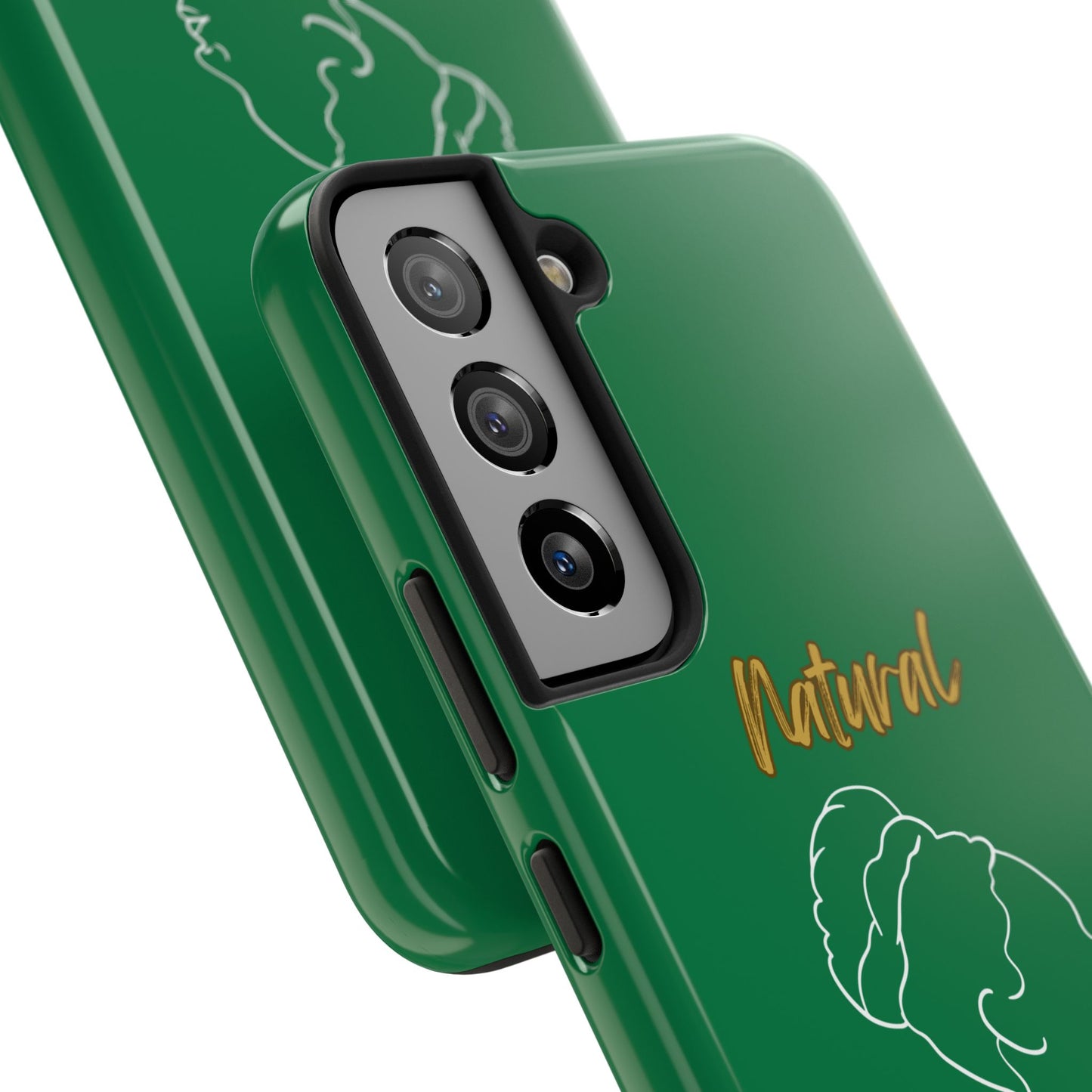 Natural Woman Mixed (WL)Tough Phone Cases DARK GREEN