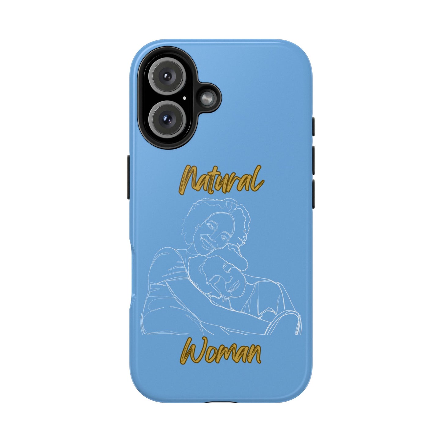 Natural Woman Loving Embrace (WL)Tough Phone Cases LIGHT BLUE