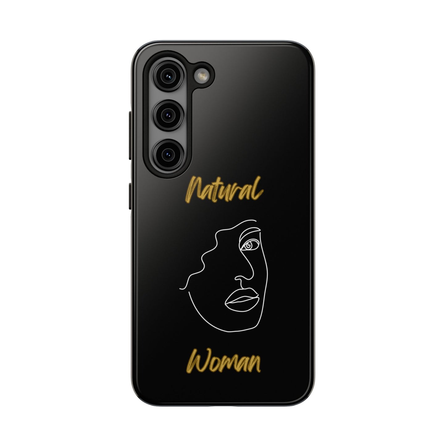 Natural Woman Peekaboo (WL)Tough Phone Cases BLACK