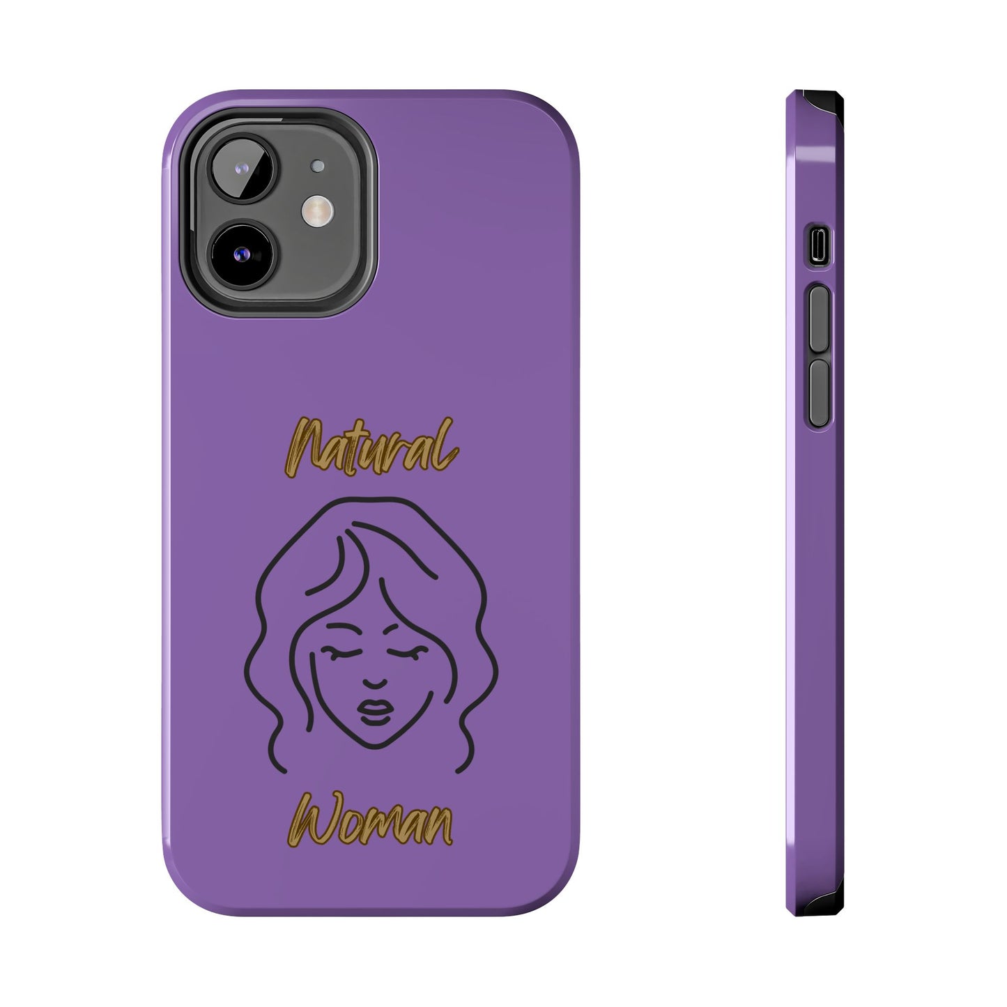 Natural Woman Modest (BL)Tough Phone Cases LIGHT PURPLE