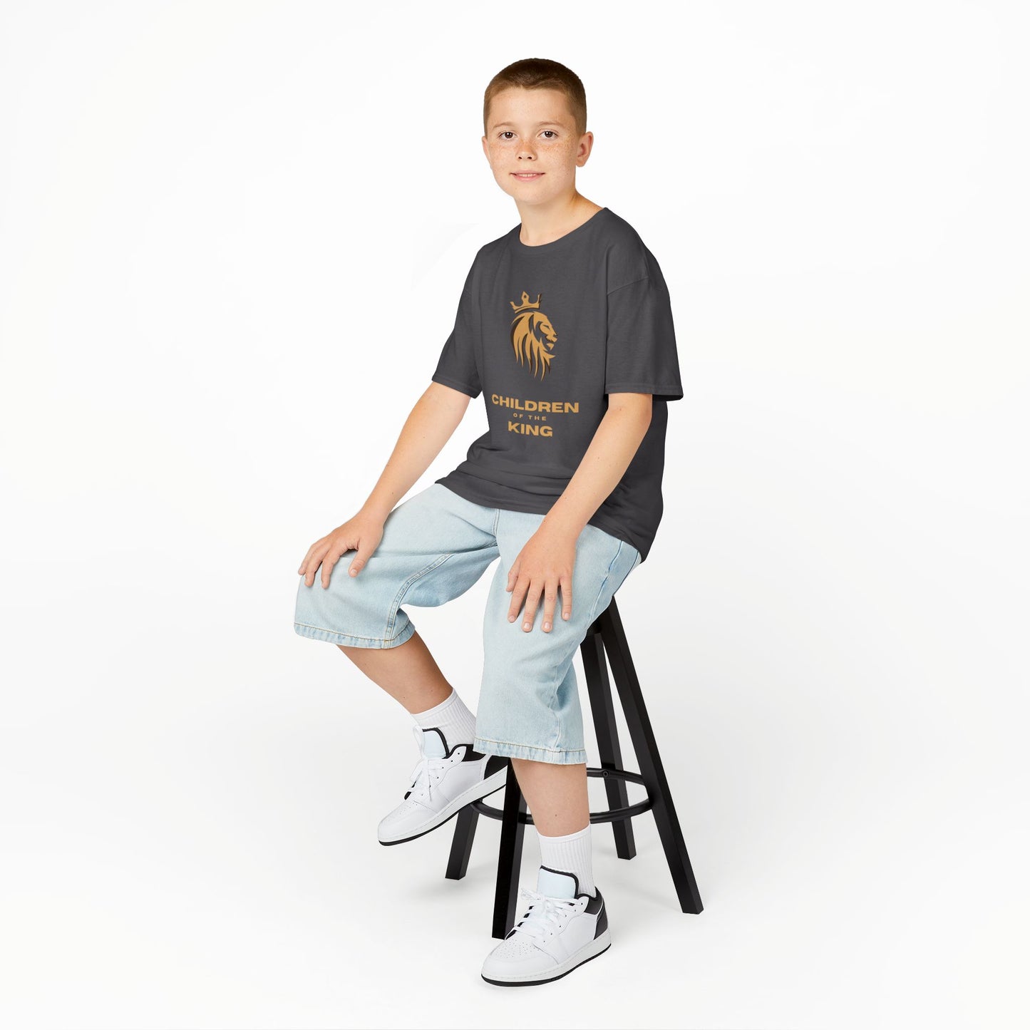 Children of the King Inspirational Kids Cotton T-Shirt (BRL)