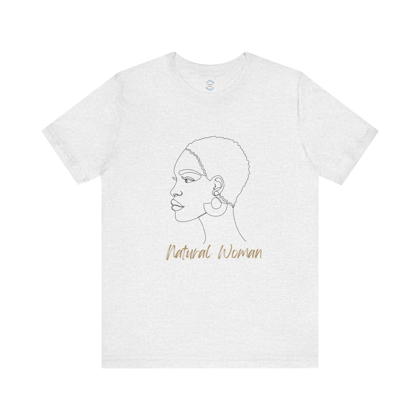 NATURAL WOMAN Finger Waves (BL) Short Sleeve T-Shirt