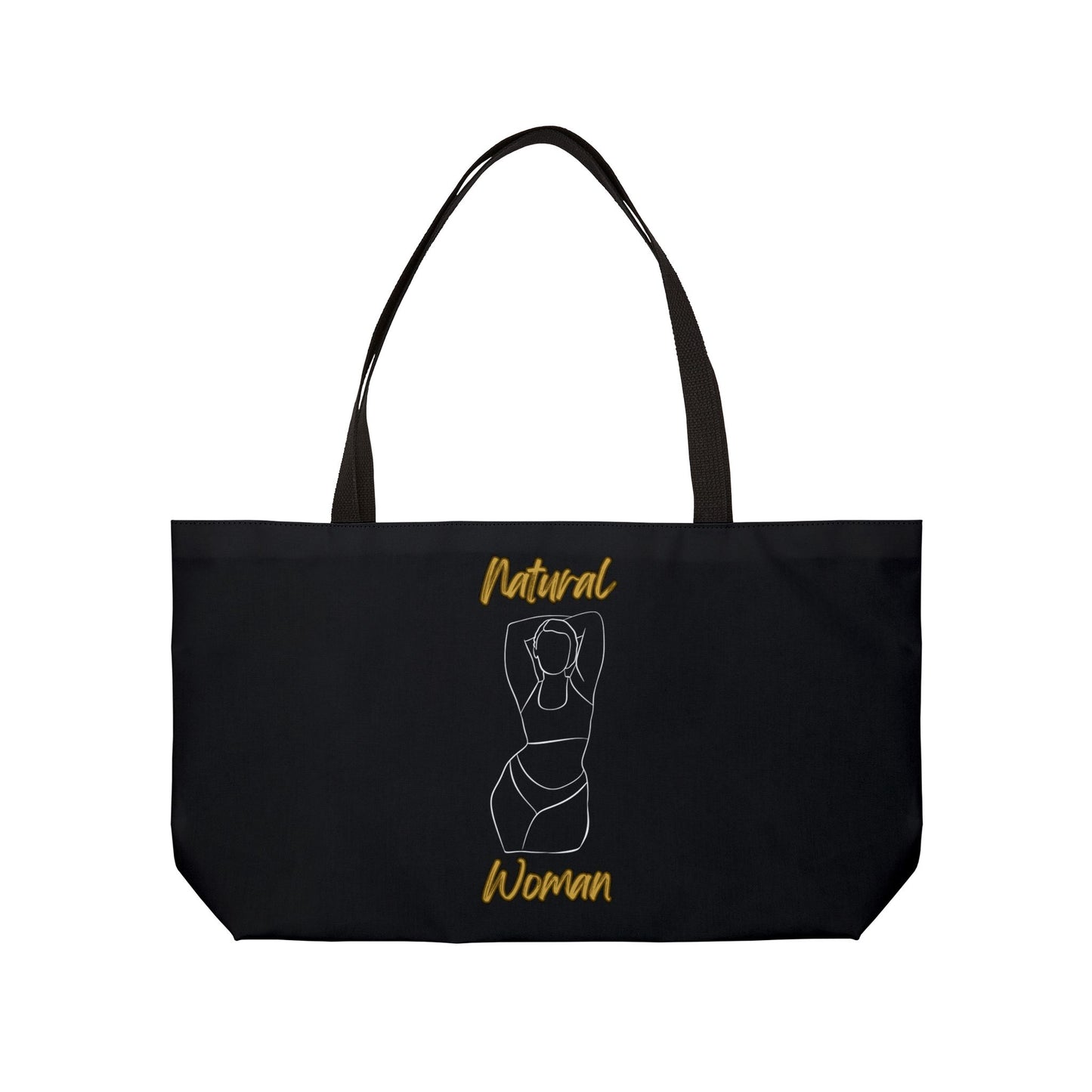Natural Woman I Love Me (WL) Weekender Tote Bag BLACK