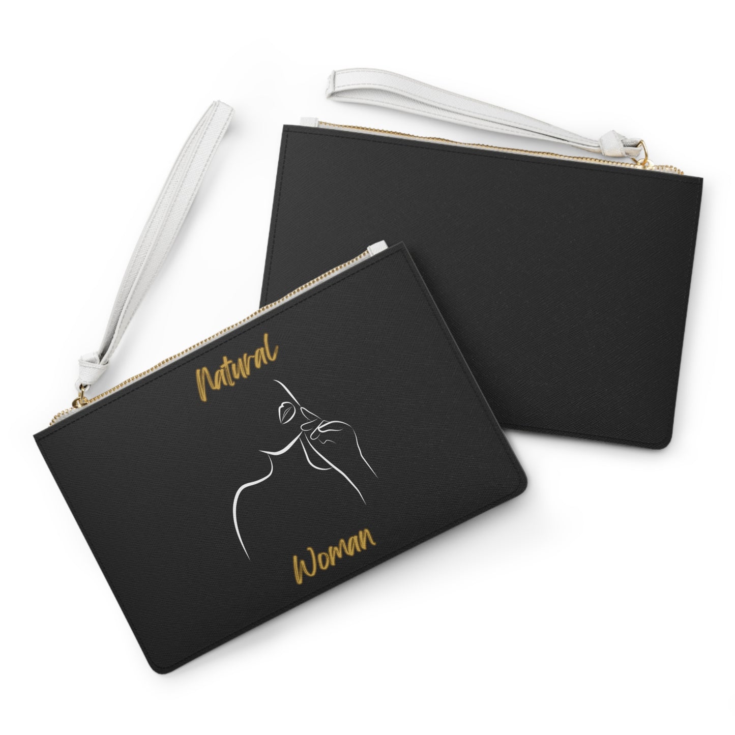 Natural Woman Chin Up (WL) Clutch Bag BLACK
