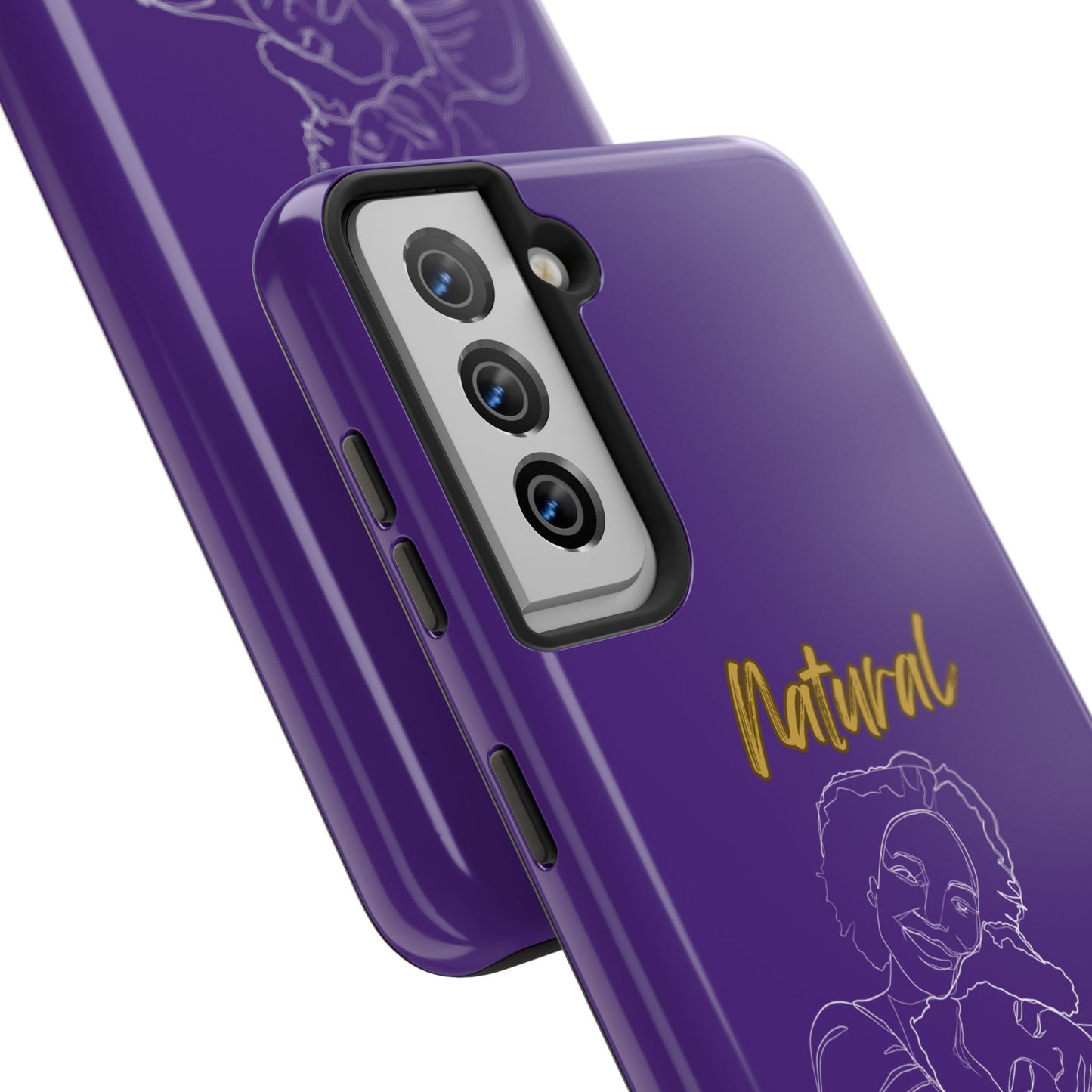 Natural Woman Loving Embrace (WL)Tough Phone Cases PURPLE