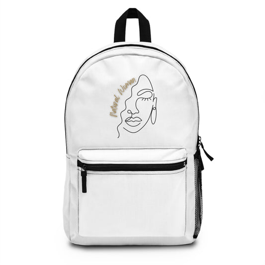 Natural Woman Half Face (BL) Backpack WHITE