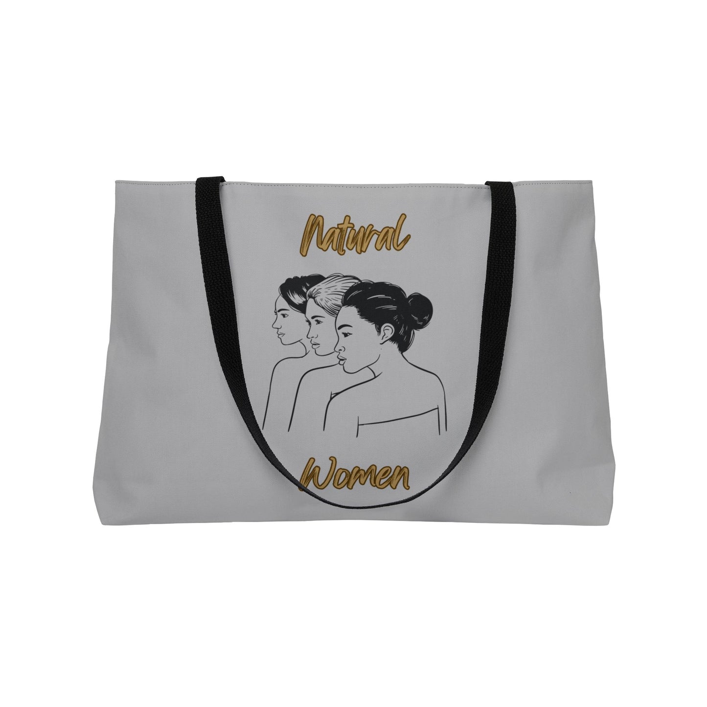 Natural Women United Friends (BL) Weekender Tote Bag LIGHT GREY
