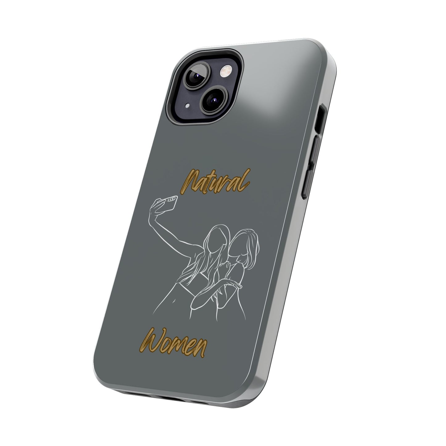 Natural Woman Friends Selfie (WL)Tough Phone Cases DARK GREY