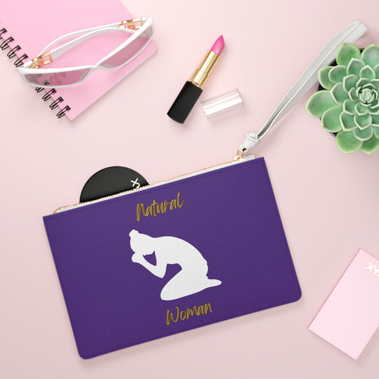 Natural Woman Pray (WL) Clutch Bag PURPLE
