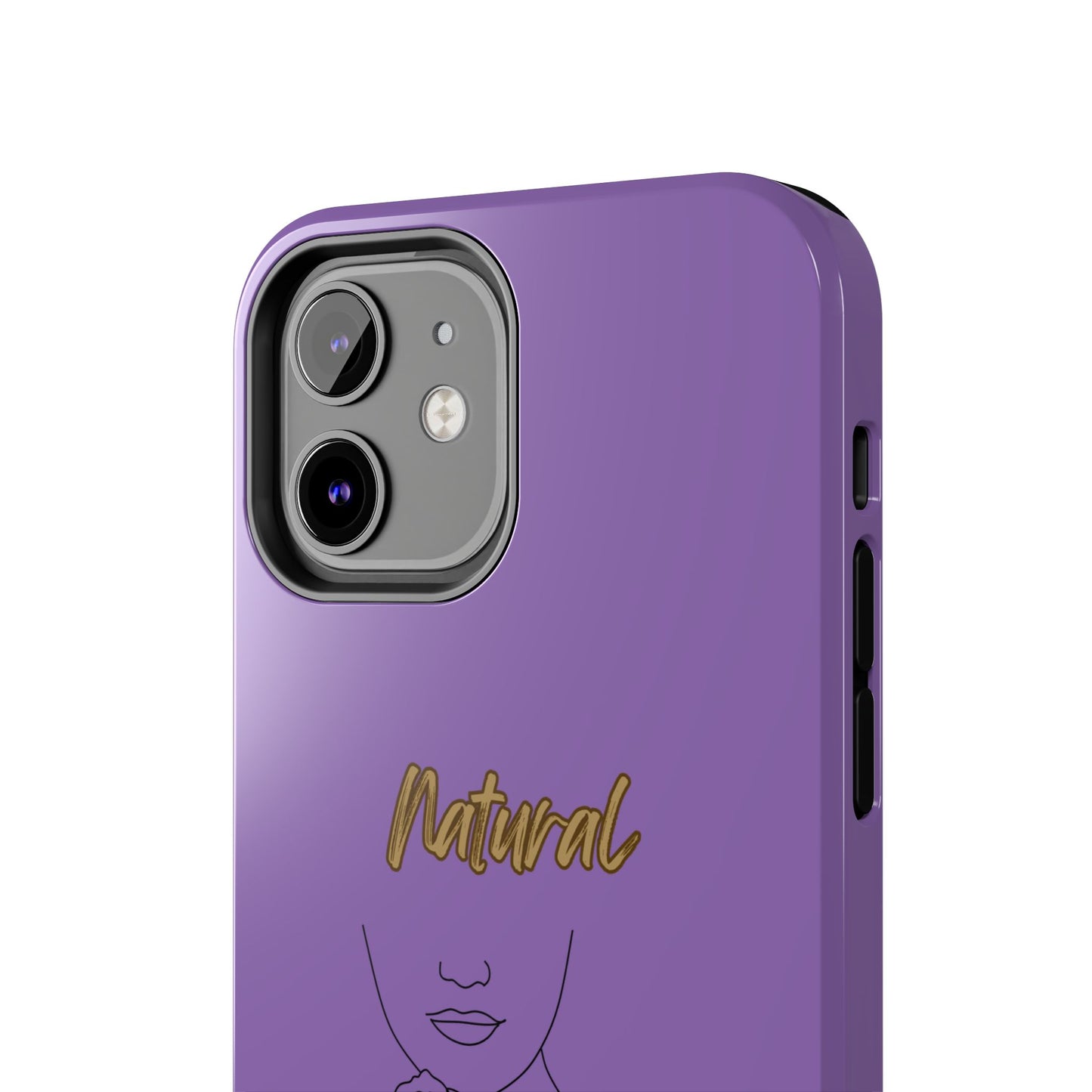 Natural Woman Kissed Flower (BL)Tough Phone Cases LIGHT PURPLE