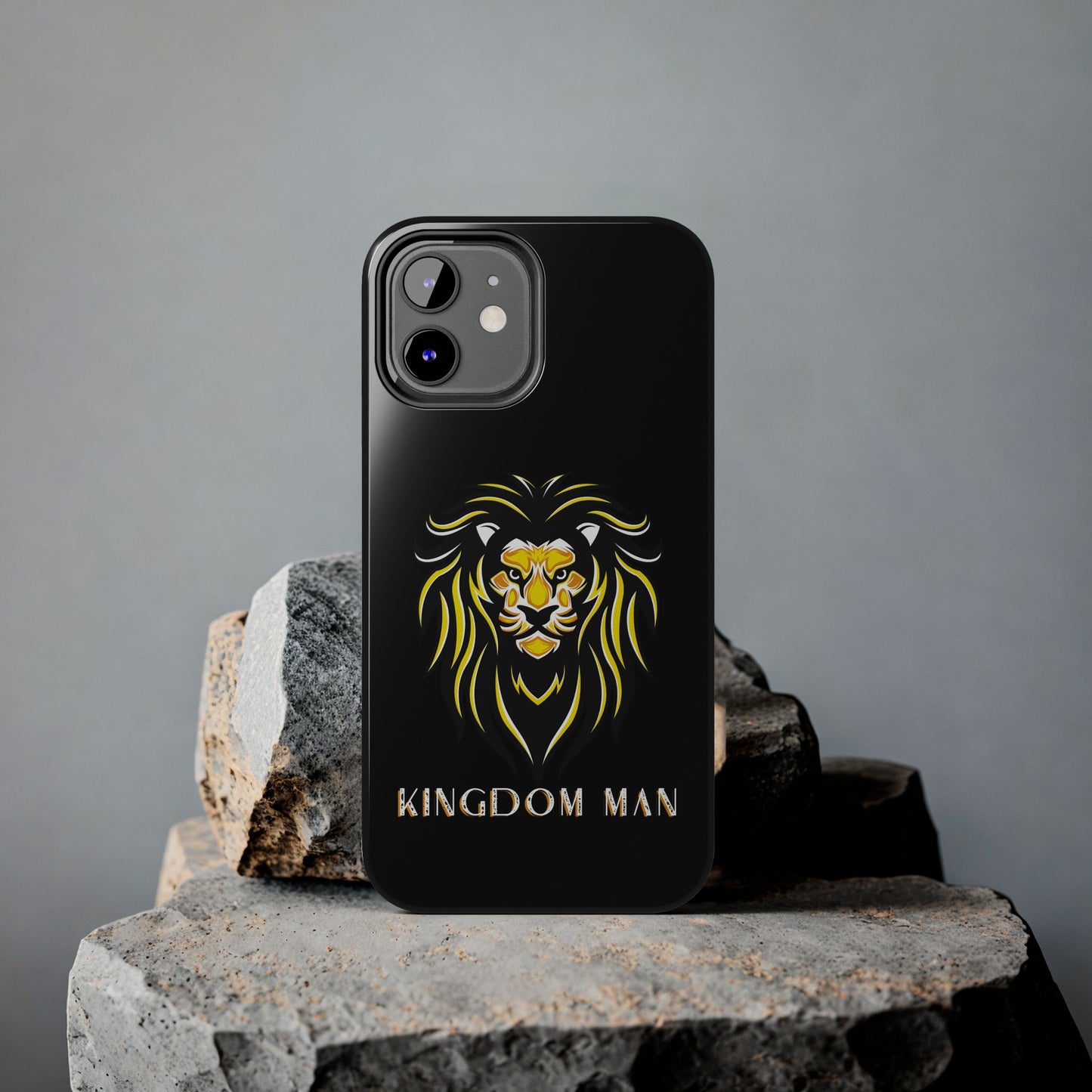 Kingdom Man (White-Gold Label) Tough Phone Case BLACK