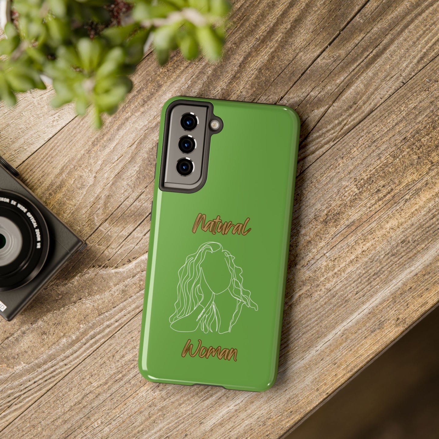Natural Woman Relaxed (WL) Tough Phone Cases GREEN