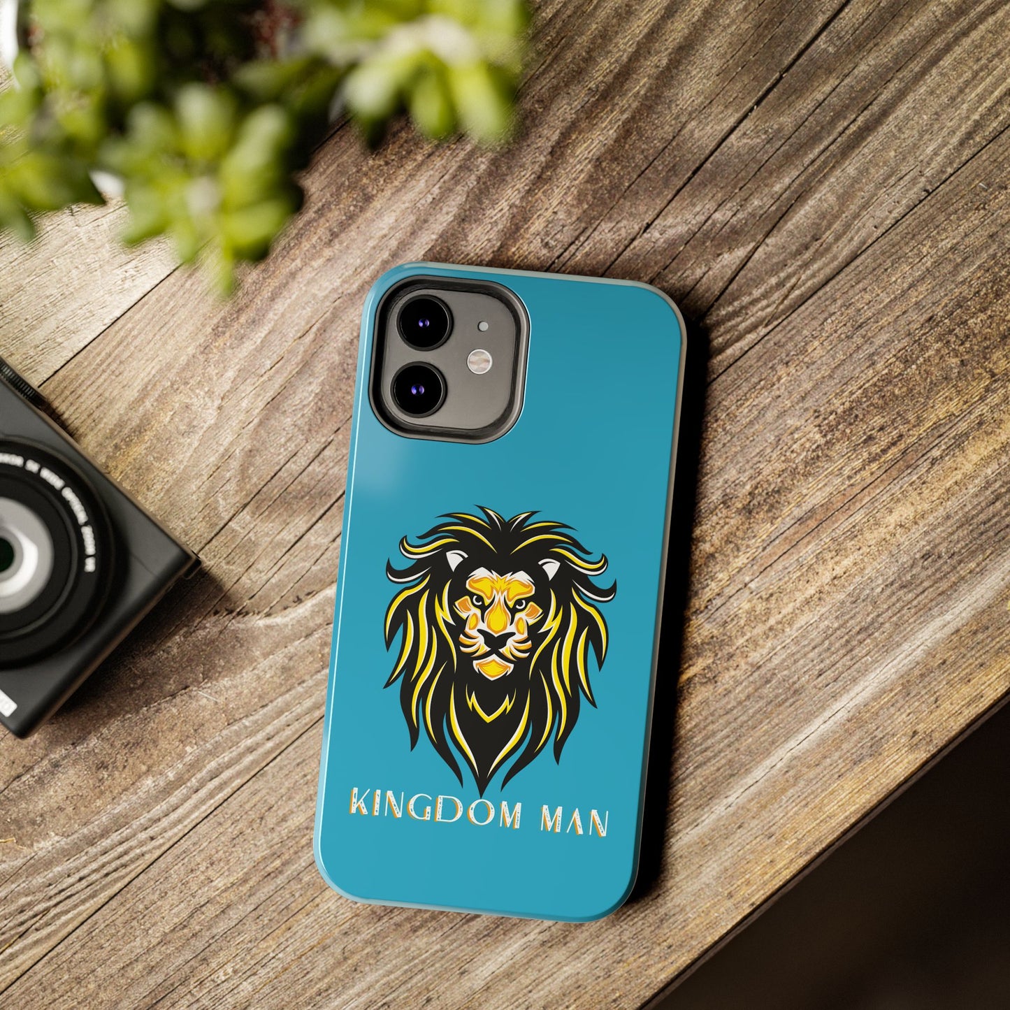 Kingdom Man (White-Gold Label) Tough Phone Case TURQUOISE