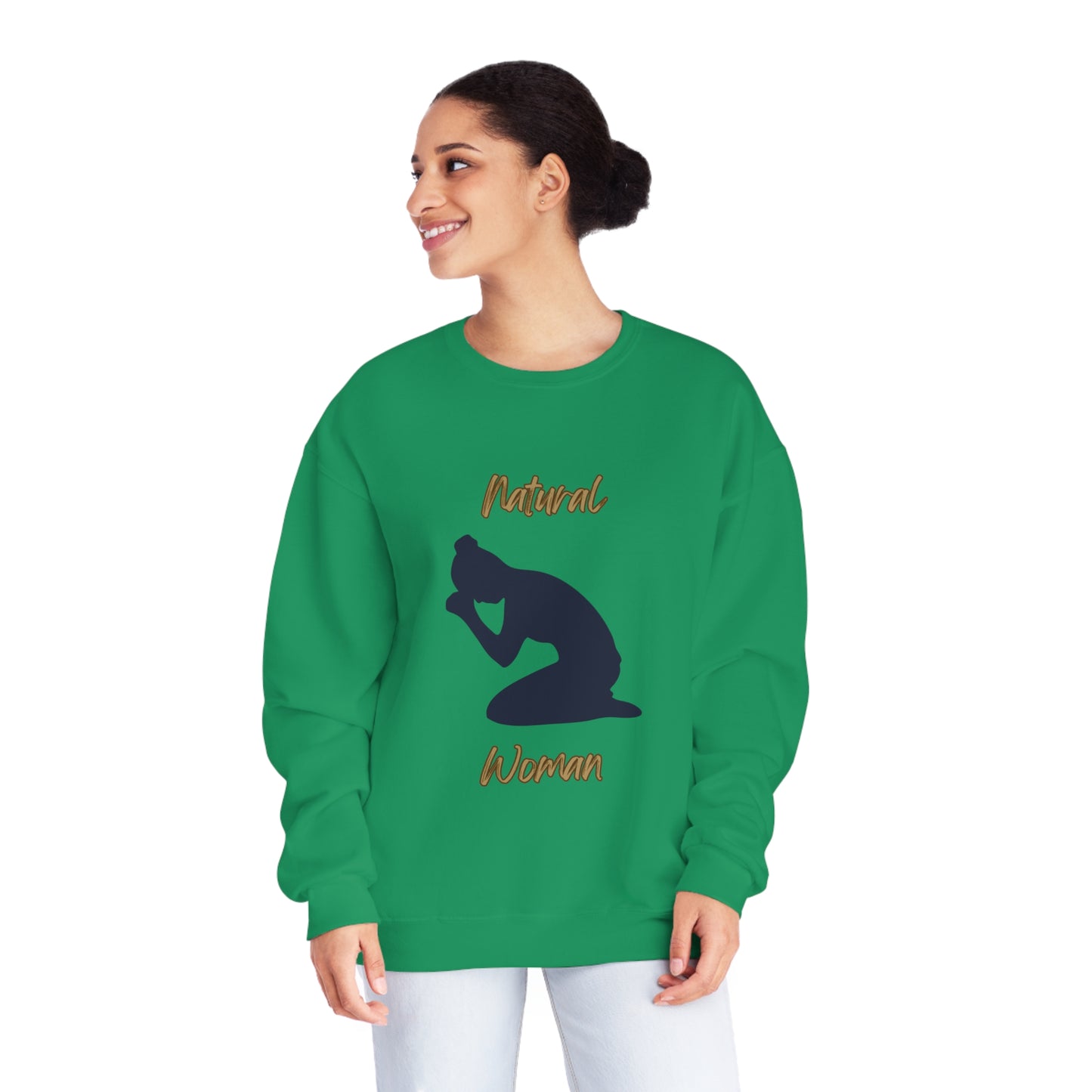 Natural Woman Pray (BL) Crewneck Sweatshirt