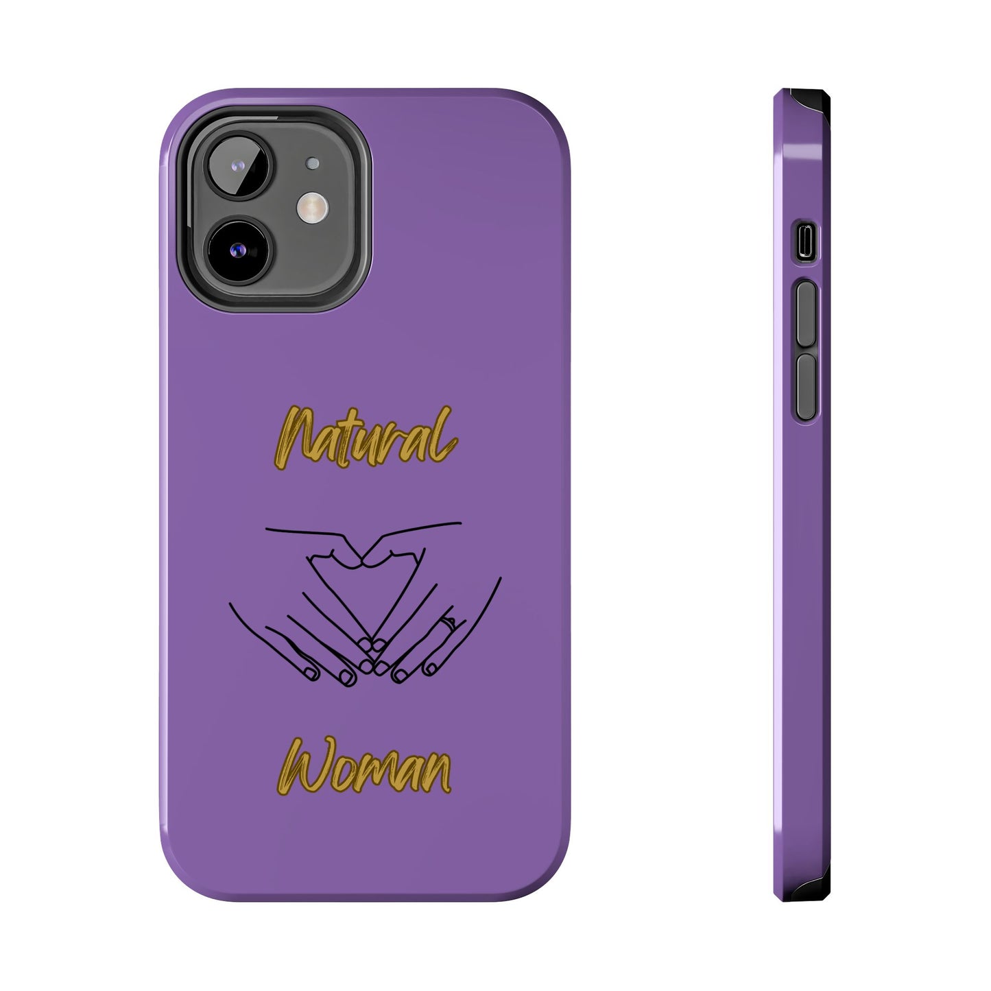 Natural Woman I Love You (BL)Tough Phone Cases LIGHT PURPLE