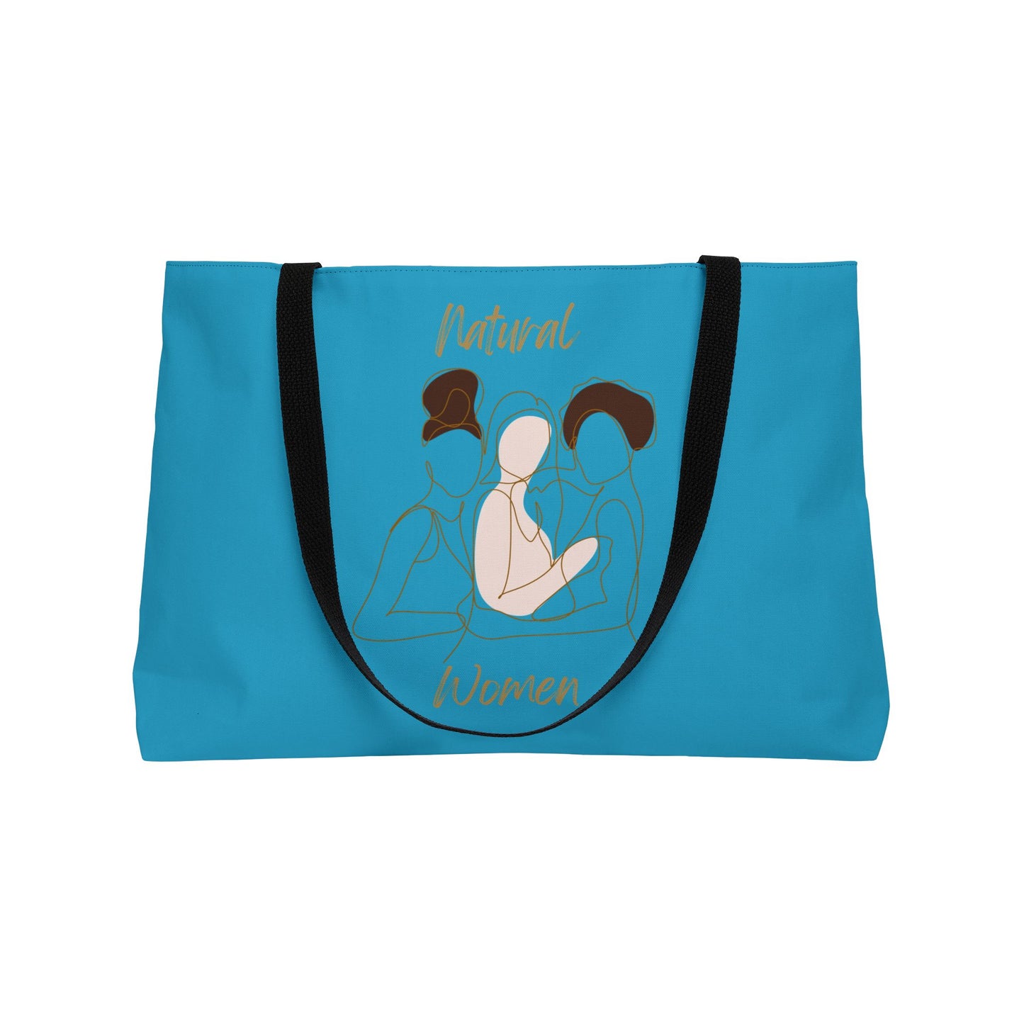 Natural Women Friends (BL) Weekender Tote Bag TURQUOISE