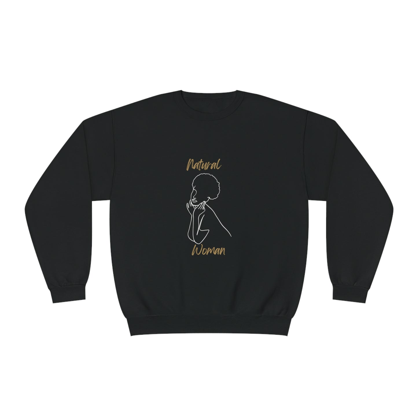 Natural Woman Cute Afro (WL) Crewneck Sweatshirt