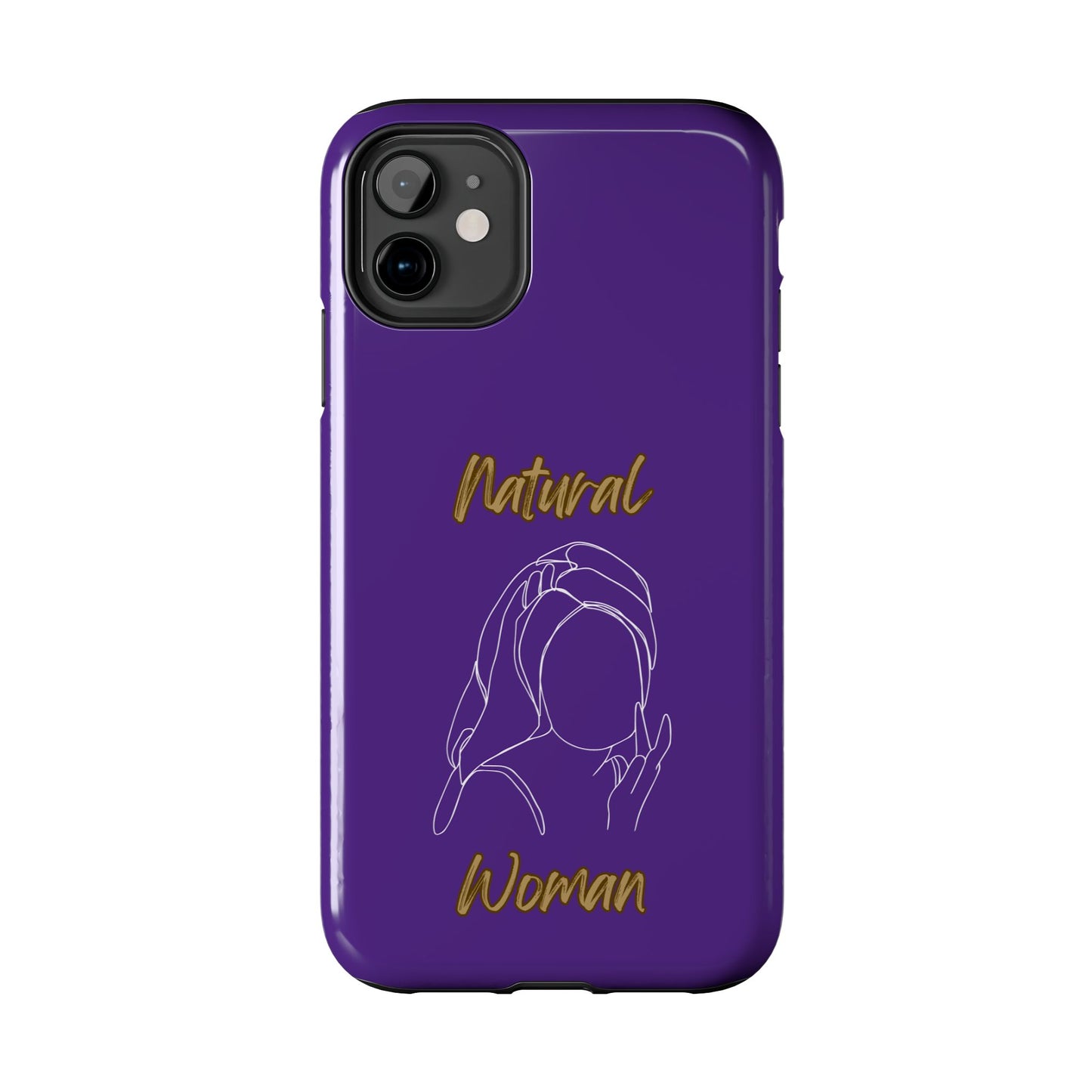 Natural Woman Towel Wrapped (WL)Tough Phone Cases PURPLE