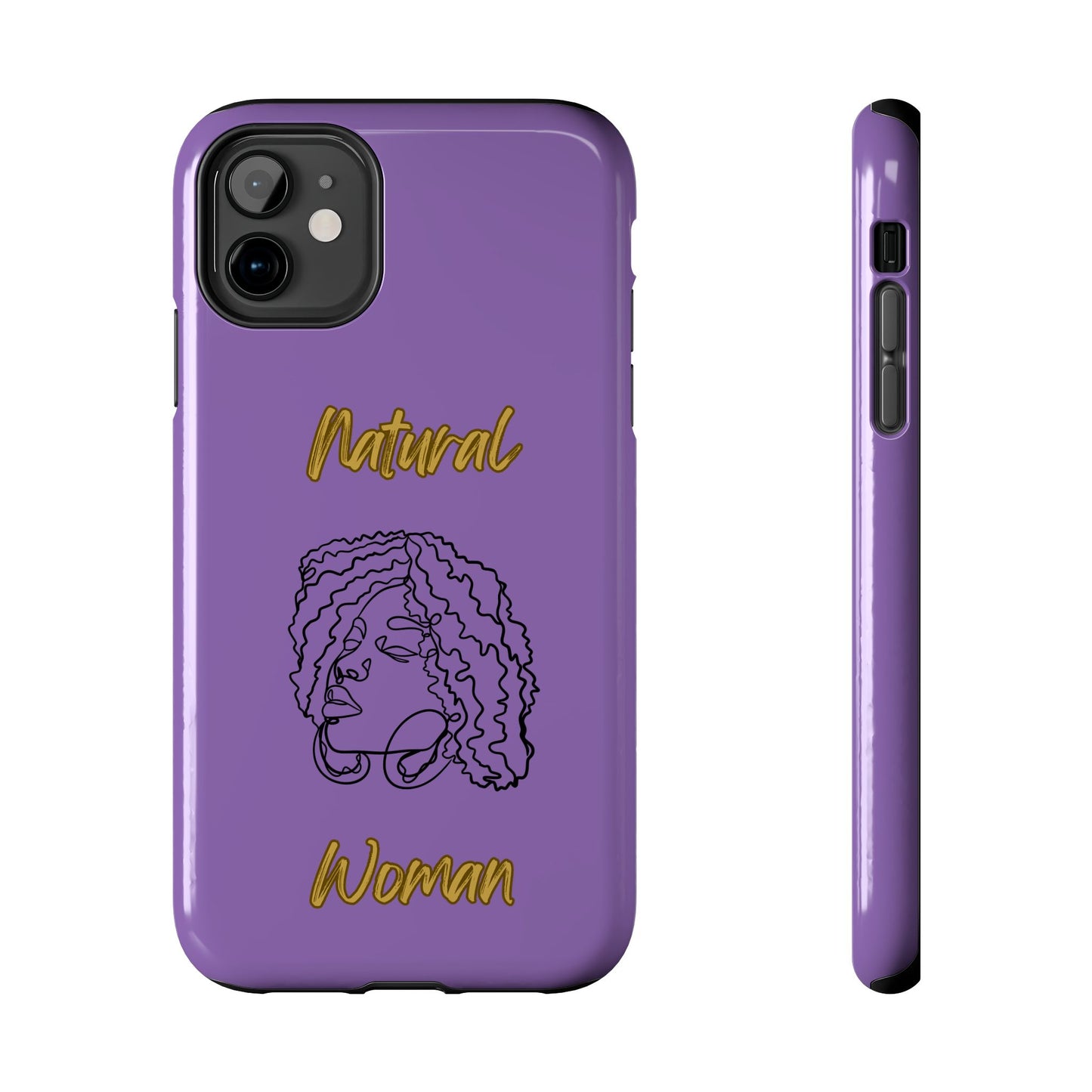 Natural Woman Naturally Me (BL)Tough Phone Cases LIGHT PURPLE
