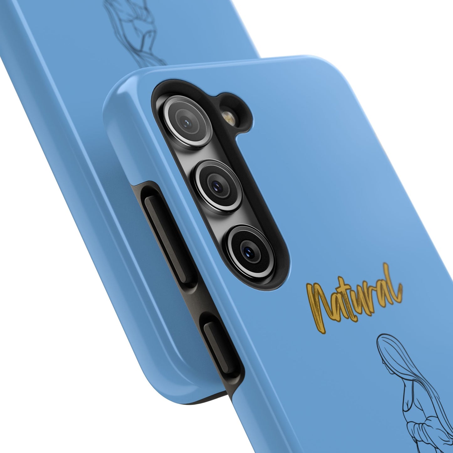 Natural Woman Expecting (BL)Tough Phone Cases LIGHT BLUE