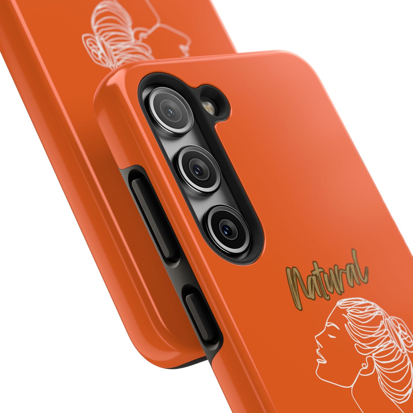 Natural Woman Wet Bun (WL) Tough Phone Cases ORANGE