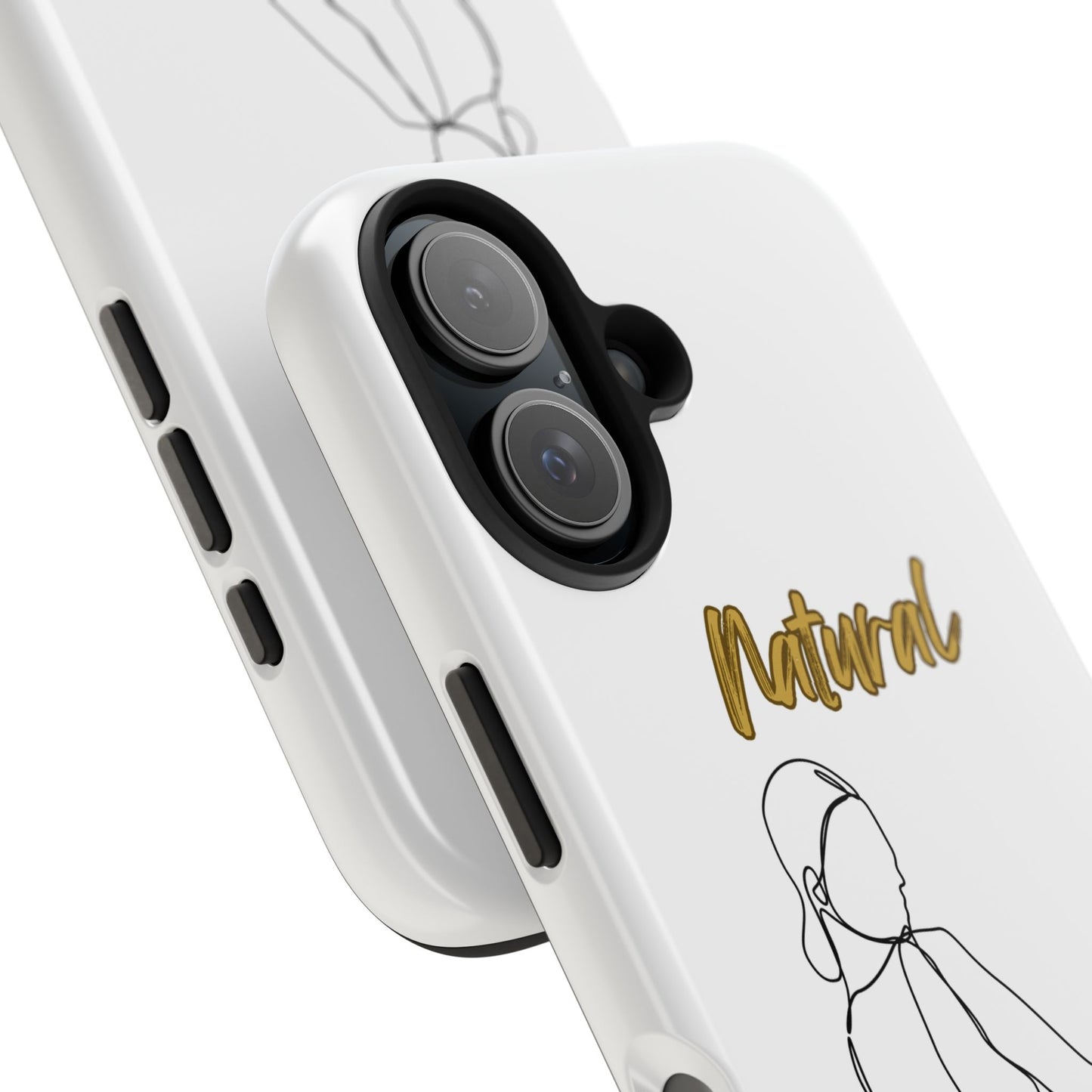 Natural Woman Hands Free (BL)Tough Phone Cases WHITE