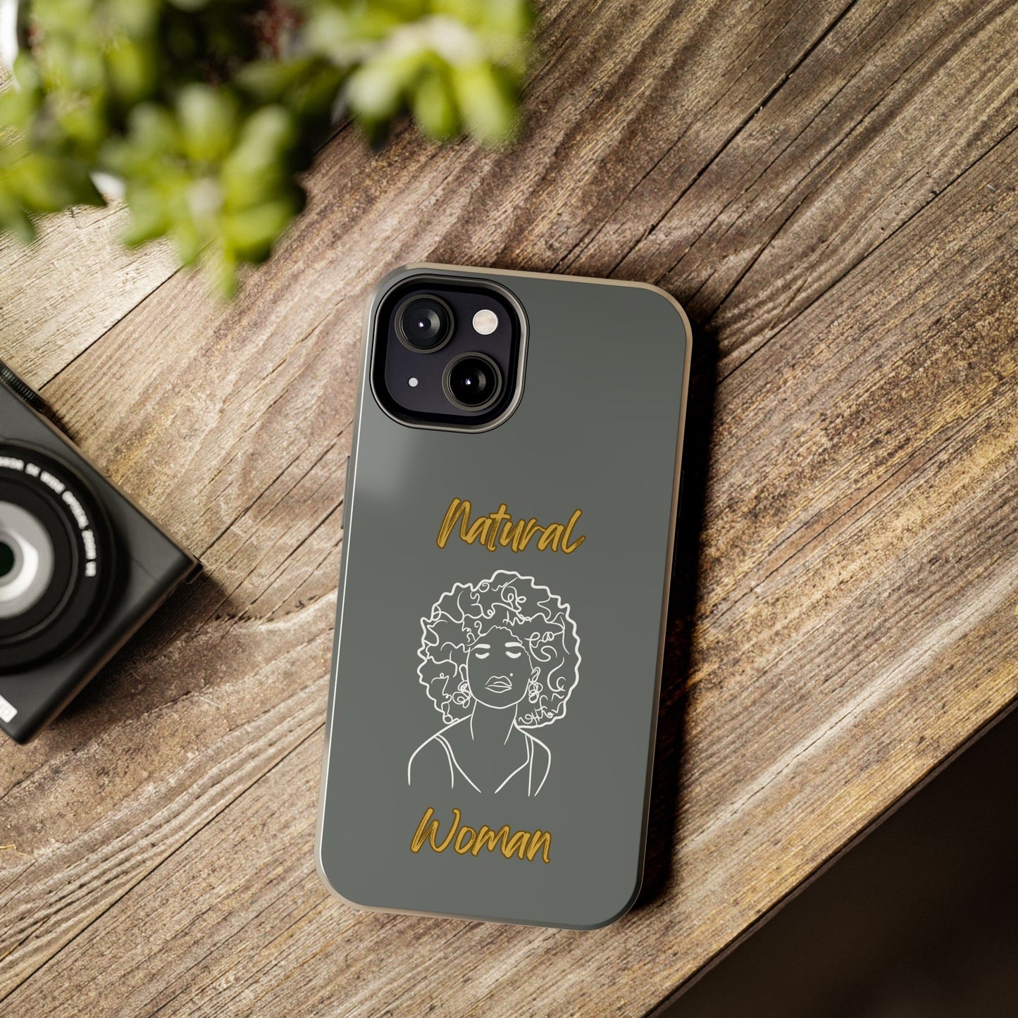 Natural Woman All About Me (WL)Tough Phone Cases DARK GREY