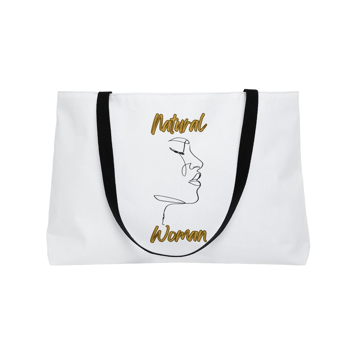 Natural Woman Timeless (BL) Weekender Tote Bag WHITE