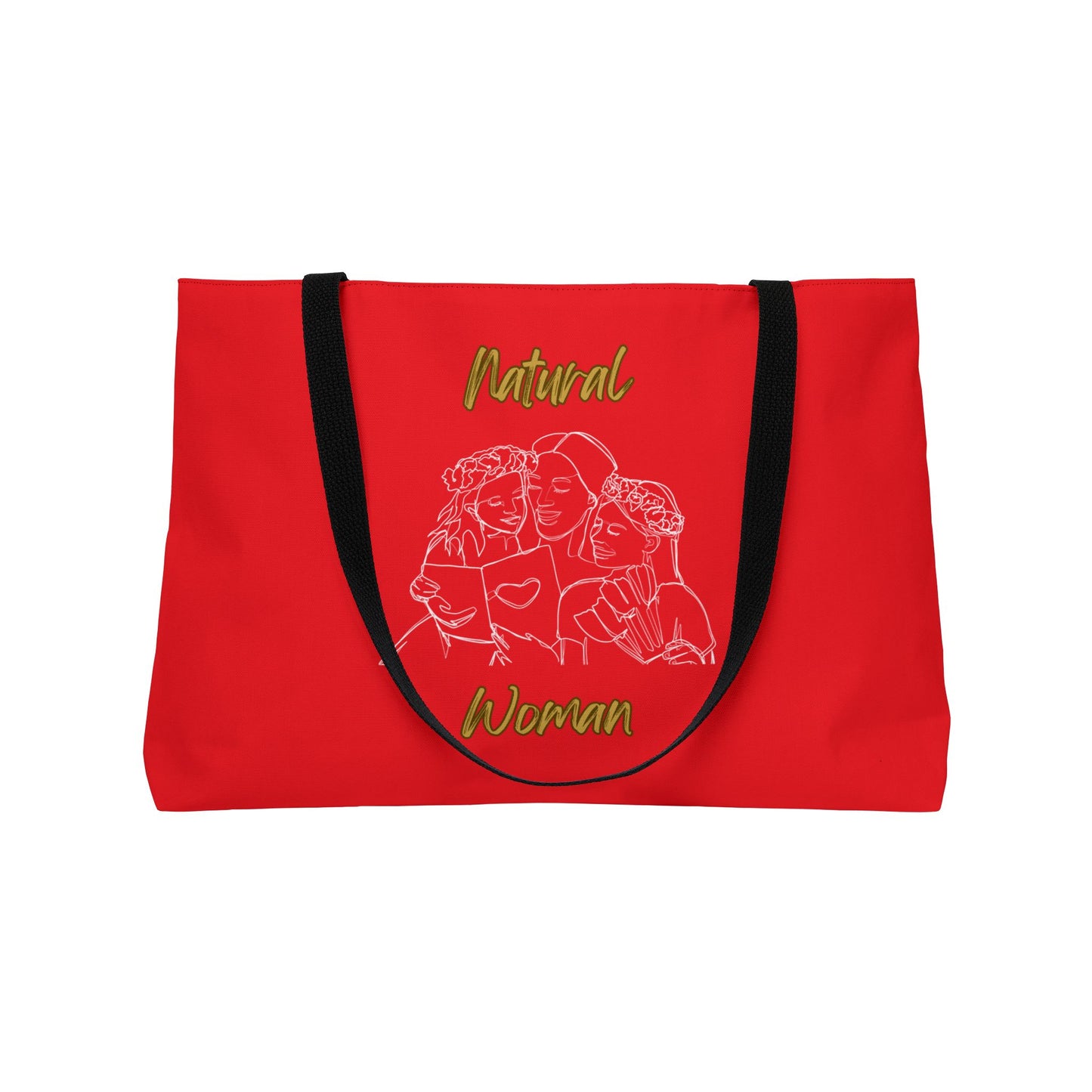 Natural Woman Me & My Girls (WL) Weekender Tote Bag RED