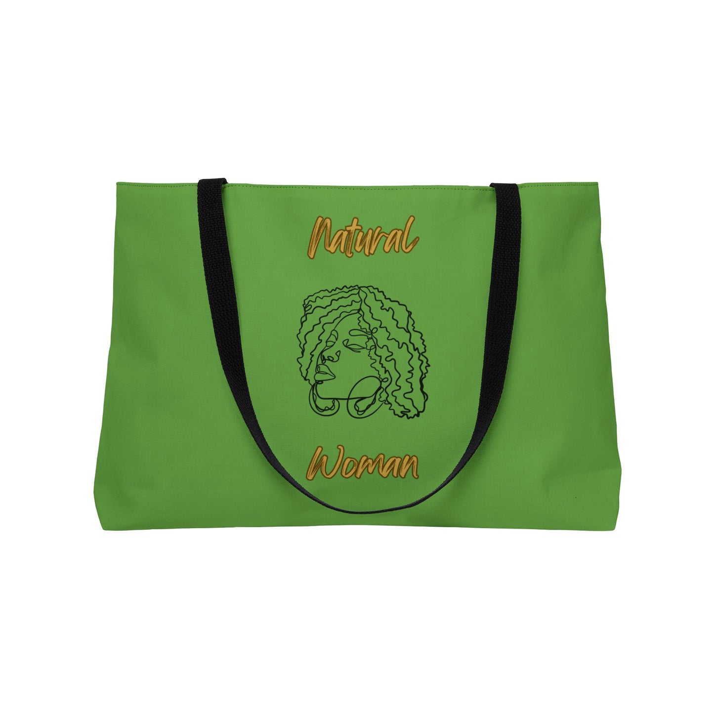 Natural Woman Naturally Me (BL) Weekender Tote Bag GREEN