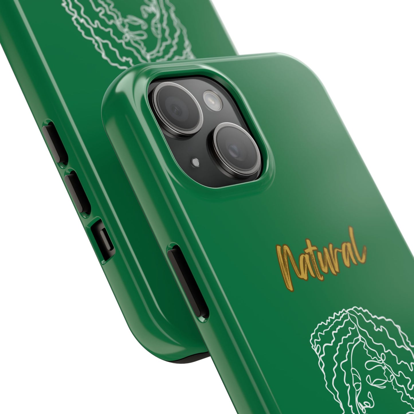 Natural Woman Naturally Me (WL)Tough Phone Cases DARK GREEN