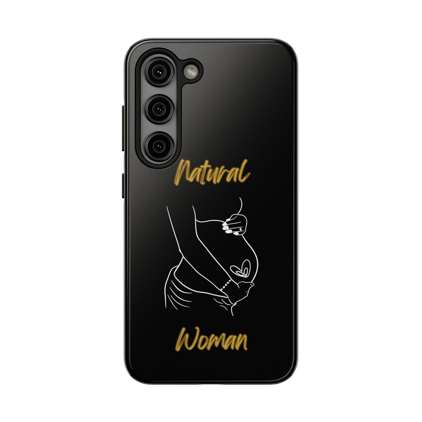 Natural Woman Loved In & Out (WL)Tough Phone Cases BLACK