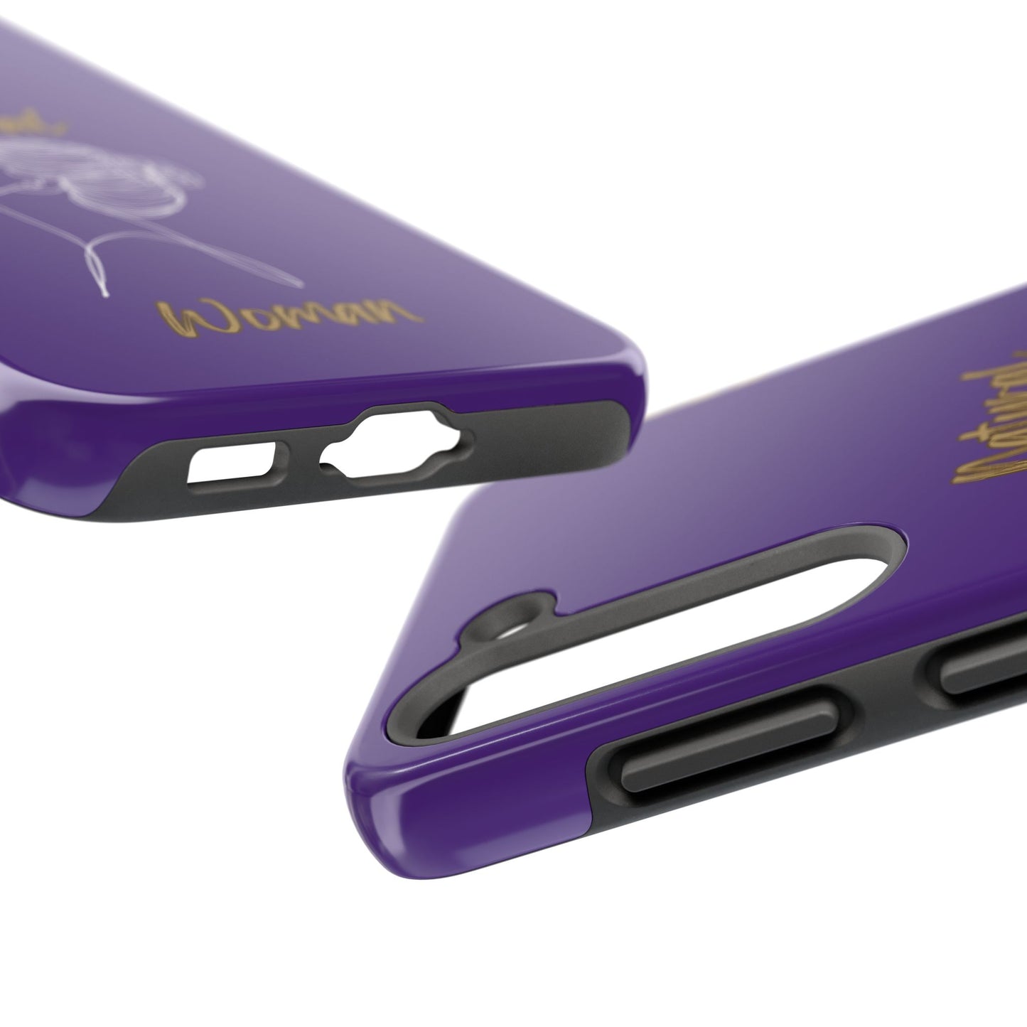 Natural Woman Wet Bun (WL) Tough Phone Cases PURPLE