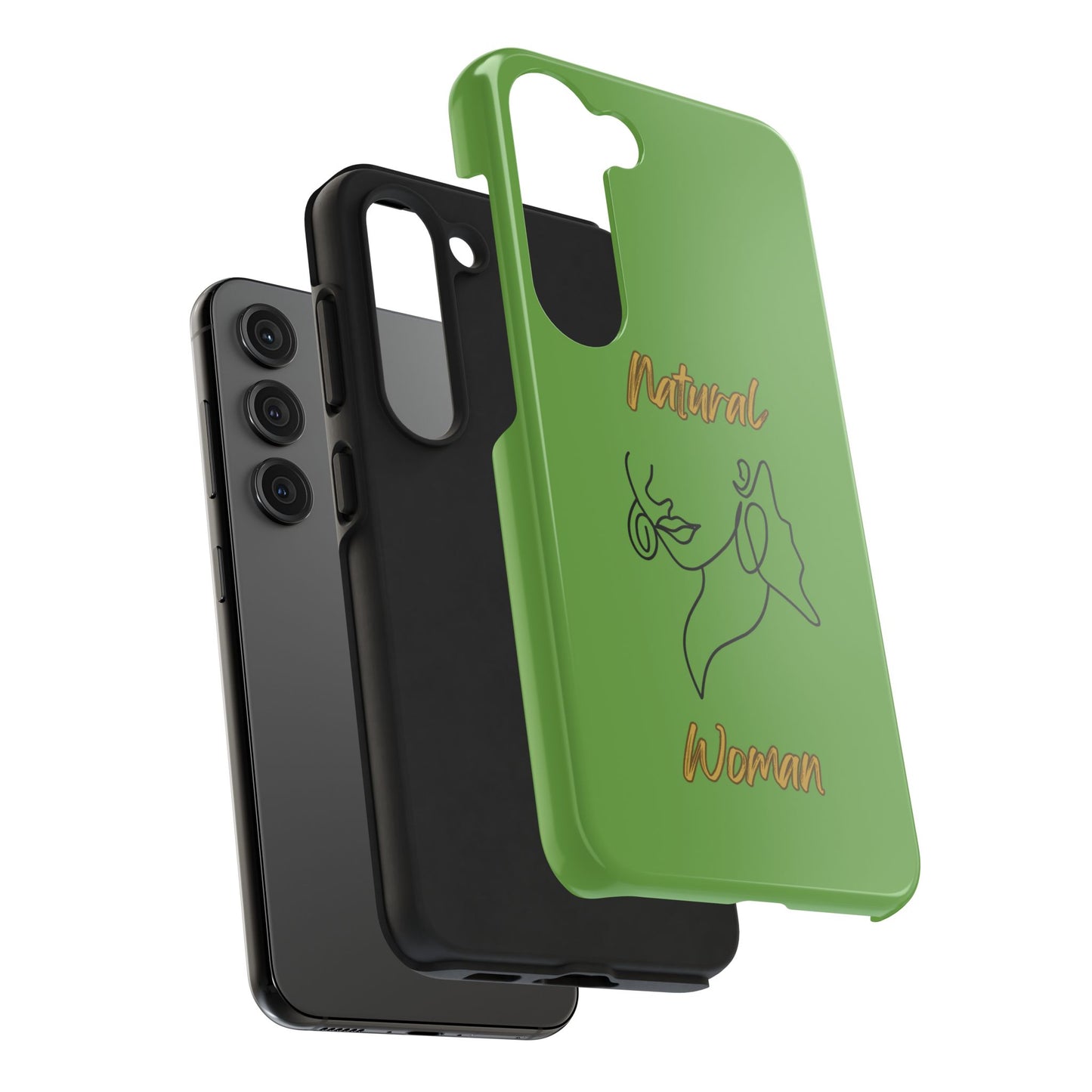 Natural Woman Lips (BL)Tough Phone Cases GREEN