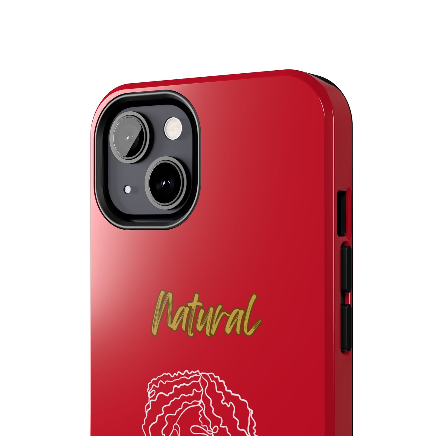Natural Woman Naturally Me (WL)Tough Phone Cases DARK RED