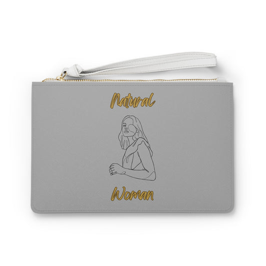 Natural Woman Care Free (BL) Clutch Bag LIGHT GREY