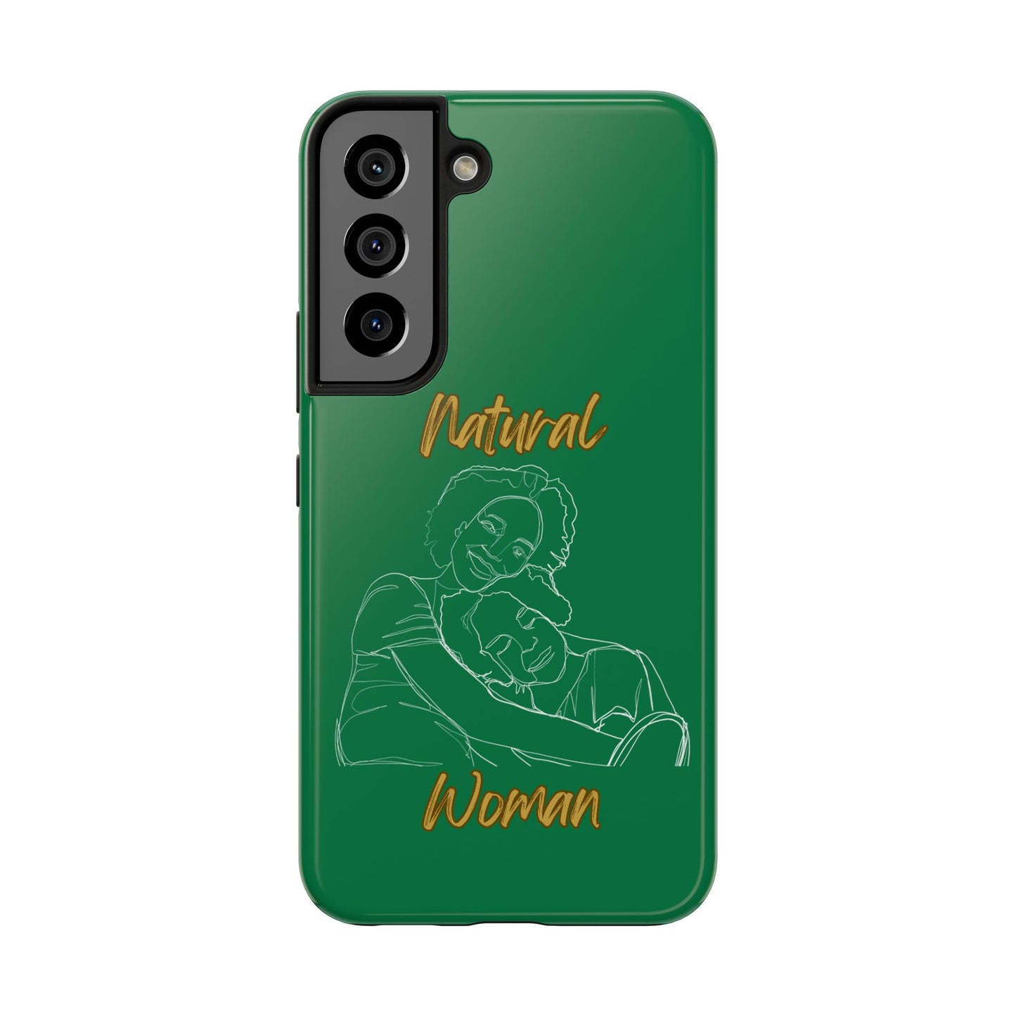 Natural Woman Loving Embrace (WL)Tough Phone Cases DARK GREEN