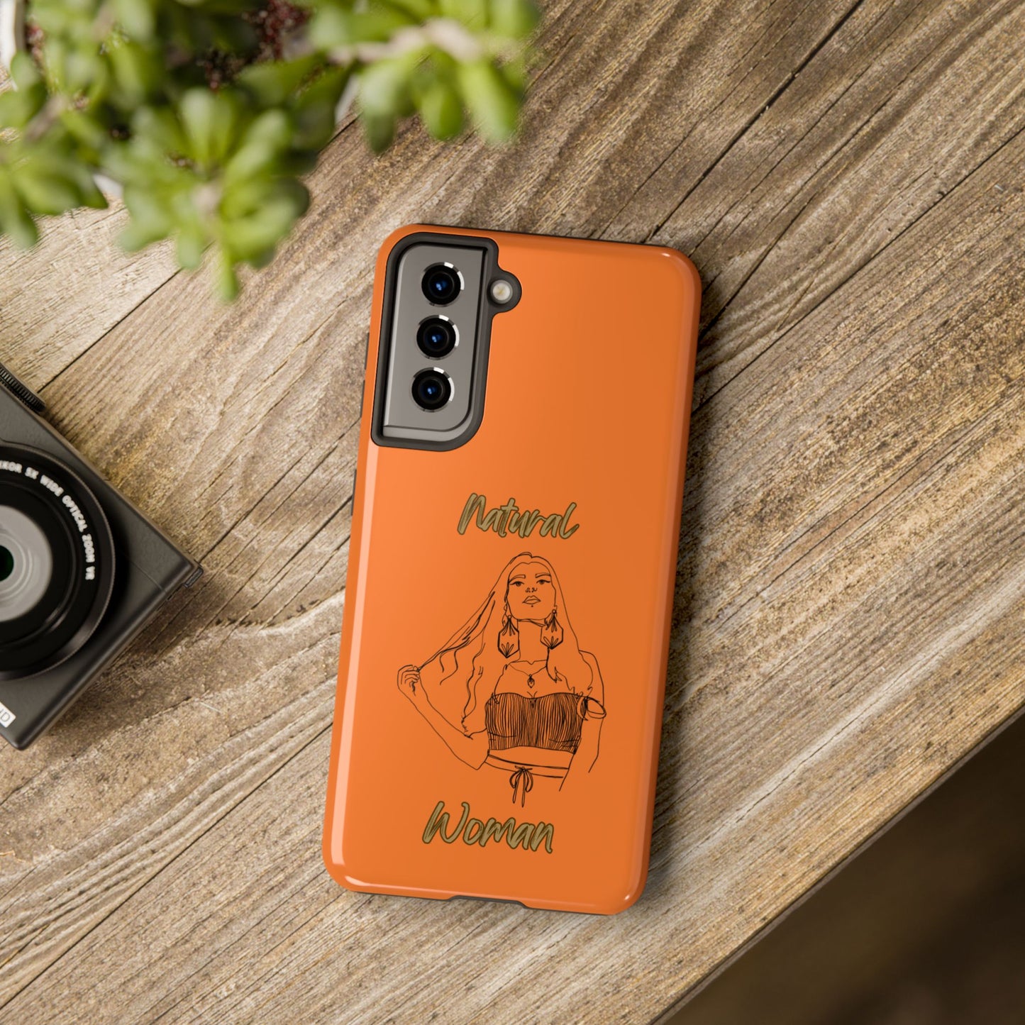 Natural Woman Thinking (BL)Tough Phone Cases CRUSTA